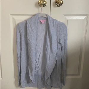 Gray Lilly Pulitzer cardigan